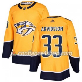 Adidas Maillot de Hockey Nashville Predators Viktor Arvidsson 33 2017-2018 Or Authentic - Homme